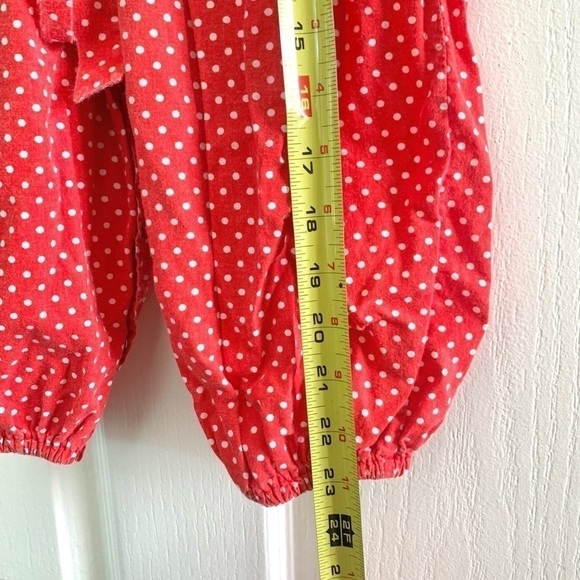 Vintage Betti Terell red polka dot Romper 24 month toddler  One-Piece jumpsuit - Picture 6 of 8